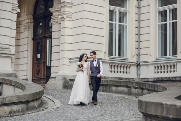 Matrimonio reale nel centro storico — Foto Stock