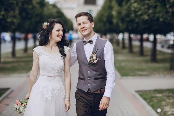 Royal wedding in the old town — Stock Photo, Image