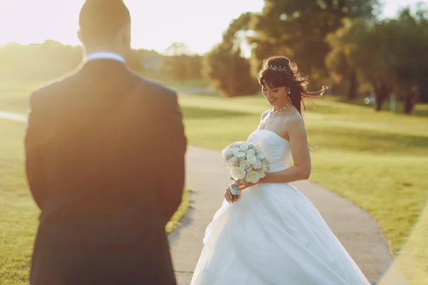 Merveilleux jour de mariage — Photo