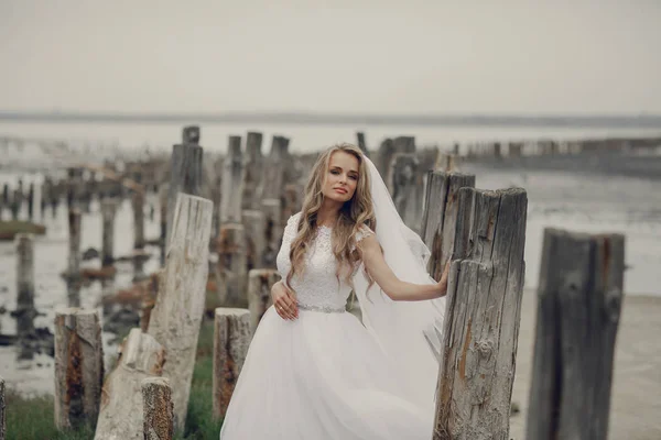 Wedding day in odessa — Stock Photo, Image