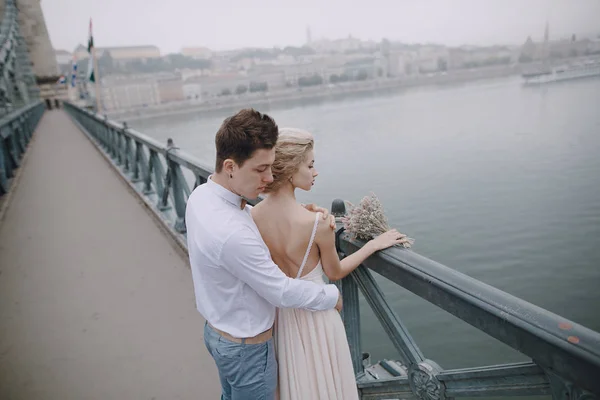 Día de la boda en Budapest — Foto de Stock