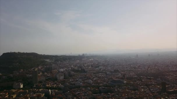 Giornata estiva barcellona — Video Stock