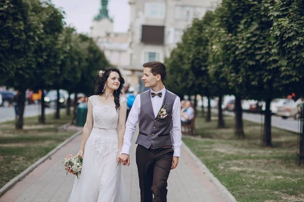 Royal wedding in the old town — Stock Photo, Image