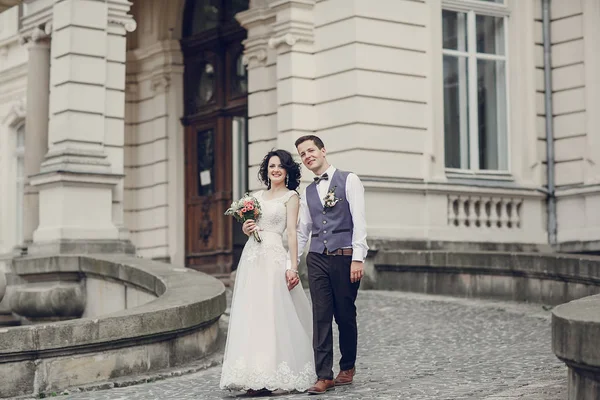 Matrimonio reale nel centro storico — Foto Stock