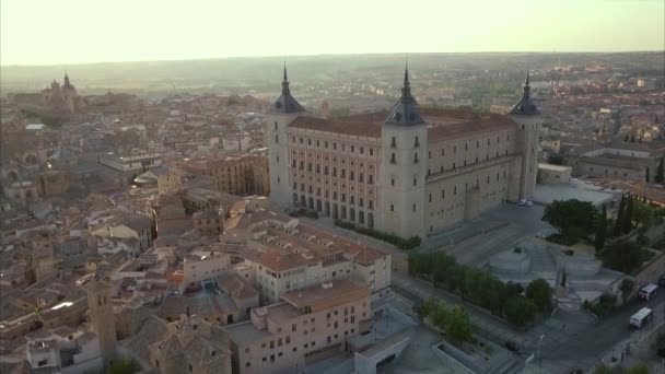 Toledo antigo em Castela-La Mancha, Espanha — Vídeo de Stock