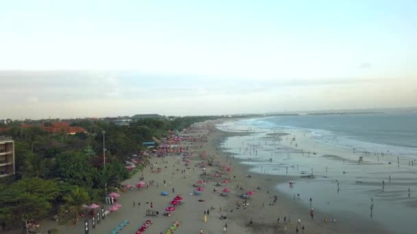 Prachtige zonsondergang in Bali — Stockvideo