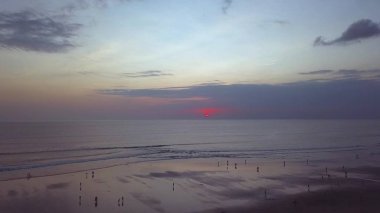 Bali güzel gün batımı