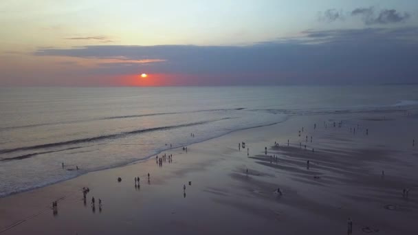 Beautiful sunset in Bali — Stock Video