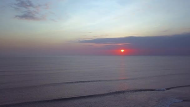 Гарний захід сонця на острові Балі — стокове відео
