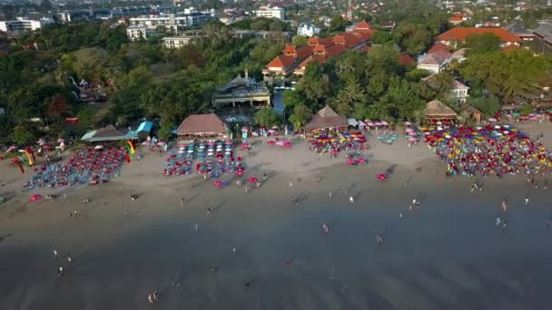 Prachtige zonsondergang in Bali — Stockvideo