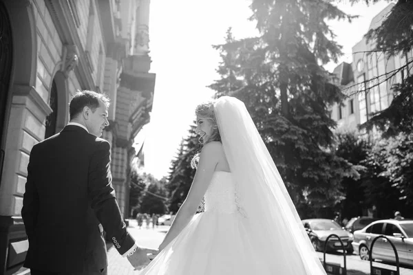 Schönes Hochzeitspaar — Stockfoto