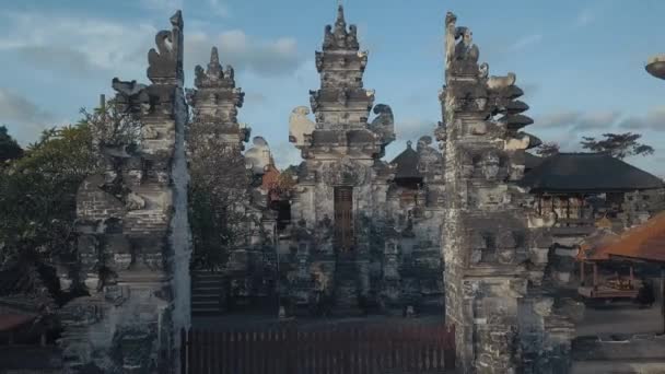 Tempel in bali indonesien — Stockvideo