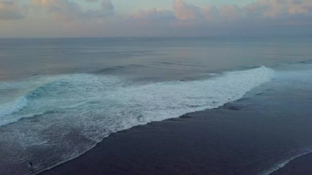 Surfistas no oceano — Vídeo de Stock