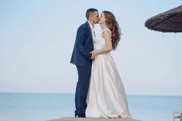 Novios en la naturaleza —  Fotos de Stock