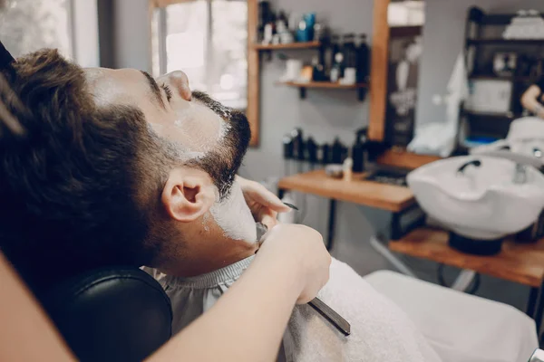 Ο τύπος για το barbercos — Φωτογραφία Αρχείου