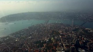 Gökyüzünden istanbul Türkiye'nin görünümü
