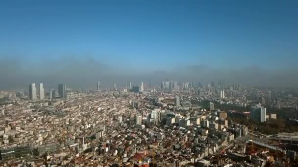 Gökyüzünden istanbul Türkiye'nin görünümü — Stok video