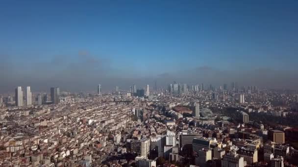 从天空看伊斯坦布尔土耳其 — 图库视频影像