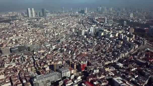 Pohled na Turecko istanbul z oblohy — Stock video