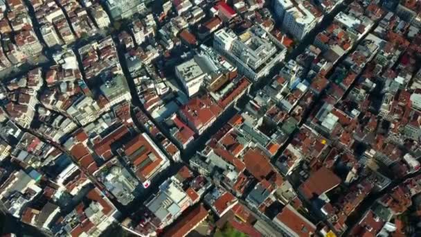 View of istanbul turkey from the sky — Stock Video