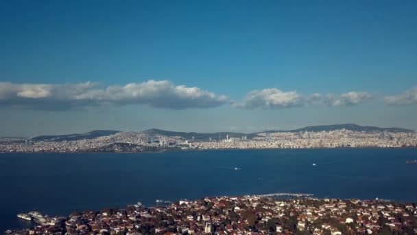 Pohled na Ostrov prince v Istanbulu v Turecku — Stock video