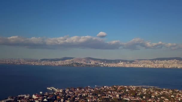 Vista de la isla principe en Estambul Turquía — Vídeo de stock