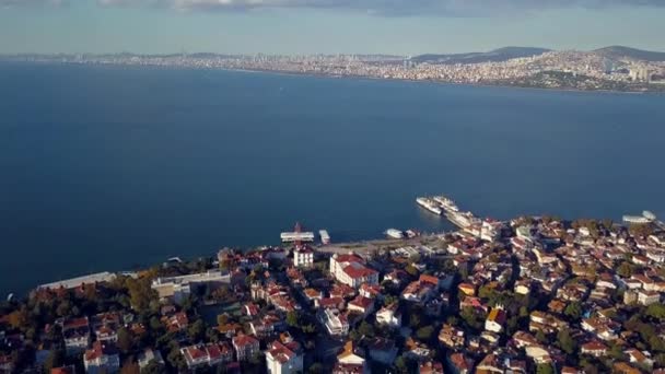 Vue sur l'île princière à Istanbul Turquie — Video