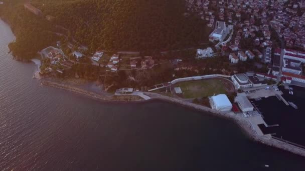 View of Prince island in istanbul Turkey — стоковое видео