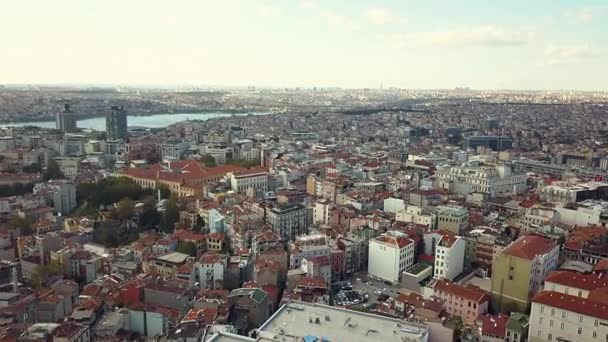 热闹的伊斯坦布尔土耳其在一个晴朗的日子 — 图库视频影像