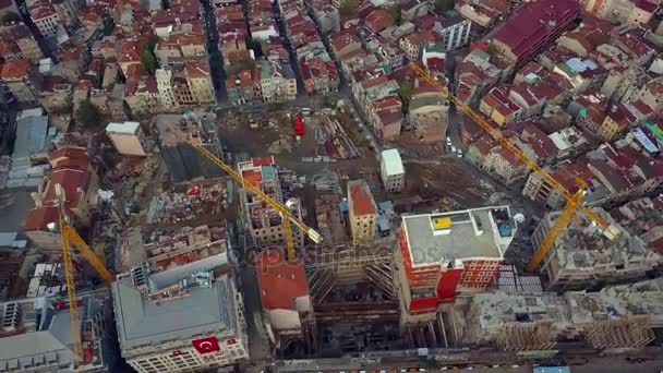Temperamentní istanbul Turecko za slunečného dne — Stock video
