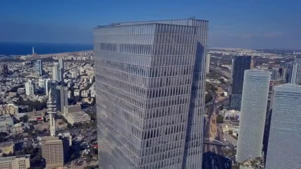Эстакада Тель-Авив Израиль — стоковое видео