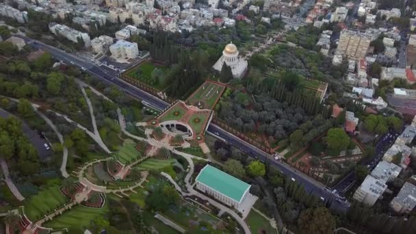 Flyover of a park in israel during the summer — Stock Video
