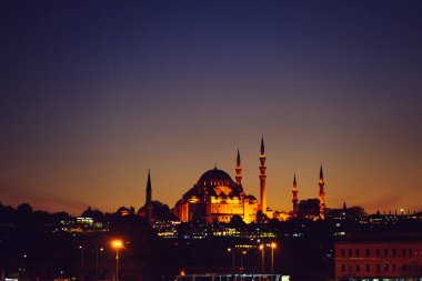 Istanbul'da mavi maske