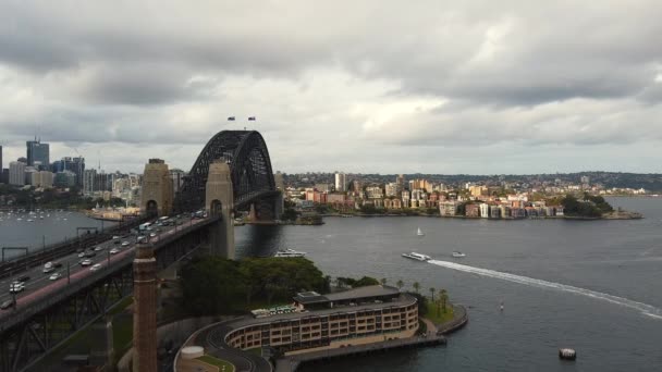 Панорамный вид на Сидней — стоковое видео