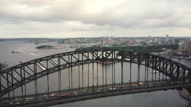 Panoramisch uitzicht op Sydney — Stockvideo