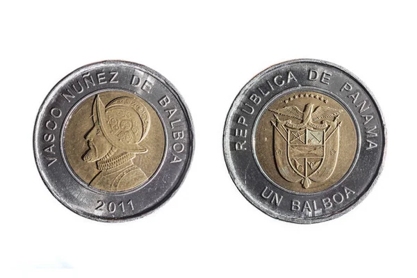Coin of one balboa — Stock Photo, Image