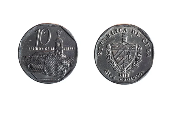 Cuban ten cents — Stock Photo, Image