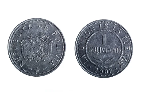 Bolivian peso coin — Stock Photo, Image