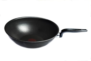 wok or black pan clipart