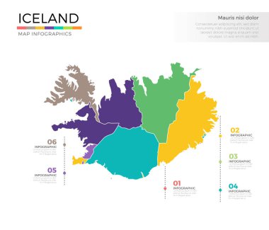  İzlanda ülke harita 
