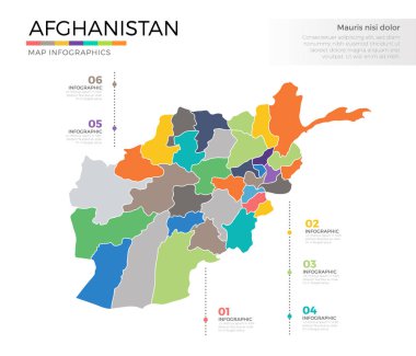 Afganistan ülke harita