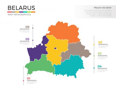 Beyaz Rusya ülke harita