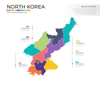 Kuzey Kore ülke harita