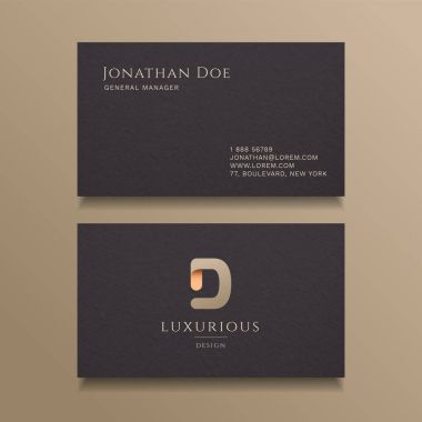  lüks kartvizit tasarımı