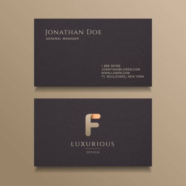  lüks kartvizit tasarımı