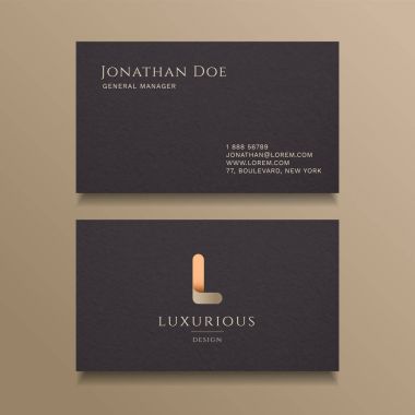  lüks kartvizit tasarımı