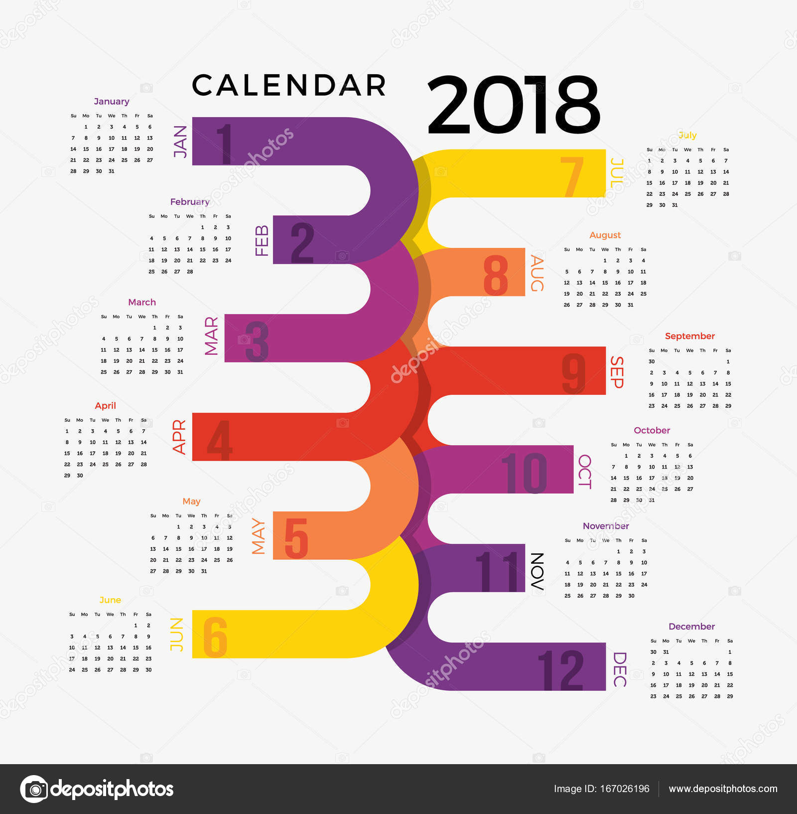 Descarga tu plantilla calendario 2018 para imprimir Descarga tu plantilla calendario 2018 para imprimir