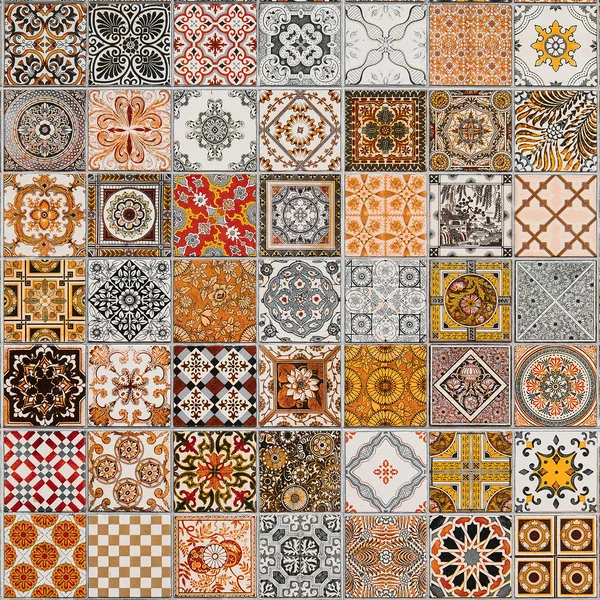 Modèles de carreaux de céramique du Portugal. — Photo