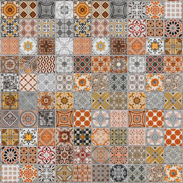 Ceramic tiles patterns from Portugal. — Stock Photo, Image