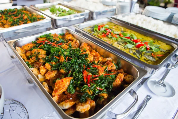 Boda buffet de comida en Tailandia —  Fotos de Stock